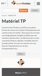 Mobile Screenshot of constructiontradex.fr